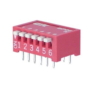 Dip Switch Piano 8-POLE BP08YE BP08-YE