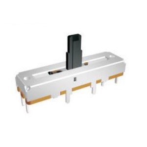 POTENTIOMETER SLIDE LIN 10K T20mm DUAL F2031GA-B10K-L15CFP