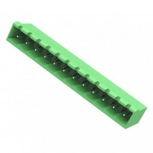 Header R/A PCB-MNT Connector 12P Clos 5.08 2EDGRC-5.08-12P-14-100Z(H)