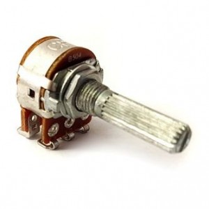 POTENTIOMETER S/T LIN DUAL 17mm 500K F16KGPE-B500K-L25KQD