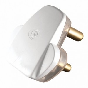 Plugtop 15A/16A PLASTIC/NYLON Folded Pins 1048P