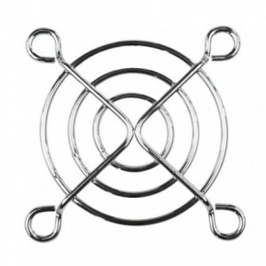CHROME METAL FINGER GUARD FOR 50mm FAN FG-05