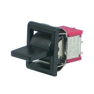 Rocker Switch Dpdt (paddle) ON-OFF-(ON) R8018B-P14-22-BQEH