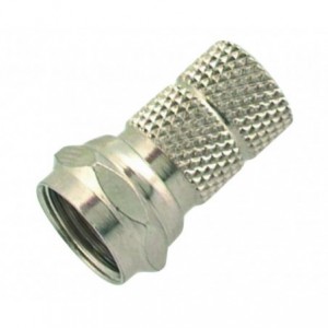 F-PLUG TWIST ON COAX RG58U/RG59U 5-6mm COAX CABLE M5609H