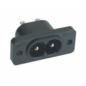 C8 Iec Plug Panel Mount Adapter K2425