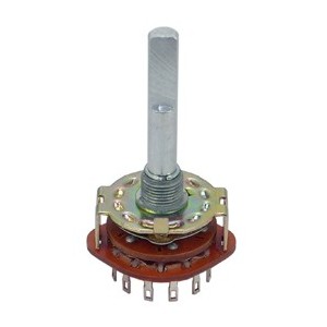 Rotary Switch 6P 2POS Bbm Solder Pins SR251-6-2-38F-9-N