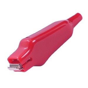 CROCODILE CLIP RED 30A L86mm K265-RD