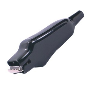 CROCODILE CLIP BLACK 30A L86mm K265-BLACK