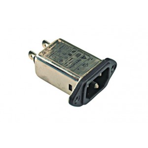 EMI/EMC Panel Mount Filter Iec Mains Lugs 6A 250V K2420D