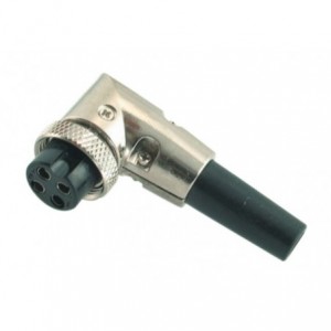 M16 Socket R/A 4-PIN For Microphone M590300C / M59113C