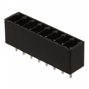 Header Str PCB-MNT 08P Closed Black 15EDGVC-3.5-08P-13-00AH