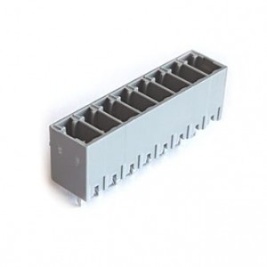 Header Str PCB-MNT 08P Closed Grey 15EDGVC-3.5-08P-11-00AH