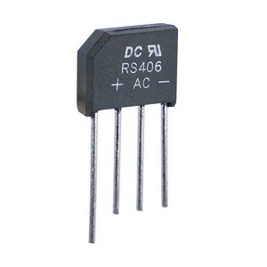 Diode Bridge Rectifier Sil +AA- 500V 4A RS405