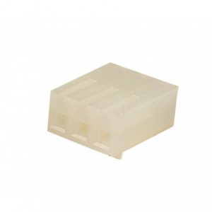 Connector Housing Sil P3.96 F-LOCK 3W - Debulk A3960H-3P-N2NA