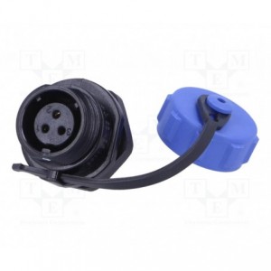 Panel Mount Socket / Female 3P IP67 Bayonet SY1312/S-3