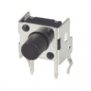 PCB TACTILE SWITCH R/A 6x6 BODY PLUNGER H3.1mm OD3.2mm TS-1225 *D*