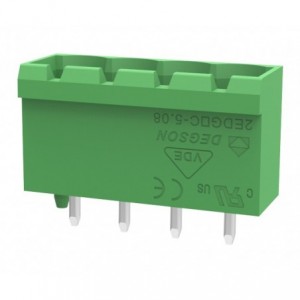 HEADER MALE/PLUG STRAIGHT CLOSED 4xP5.00 2EDGVC-5.0-04P-14-100A(H)