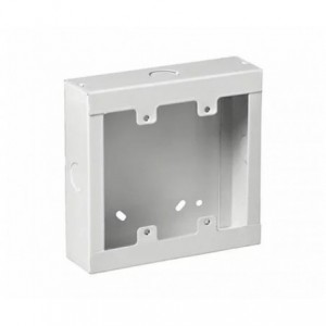 4x4" / 100x100mm SURFACE MOUNT WALL BOX METAL CLOSED BACK VTR-4/4.C