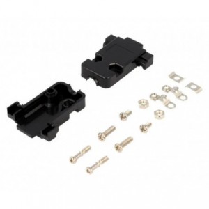 D-SUB 9W Black Cover - Standard Type YD09P-BLACK