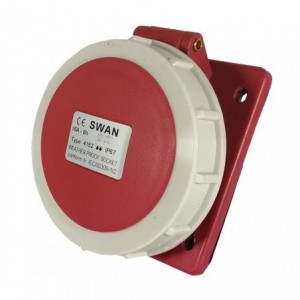 Socket Panel Sloping 125A 3P N E 380V IP67 IPS-CE-4452
