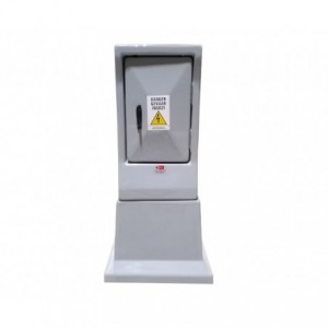 4W FIBREGLASS D/D METER KIOSK 570x435x1040mm K0004/5