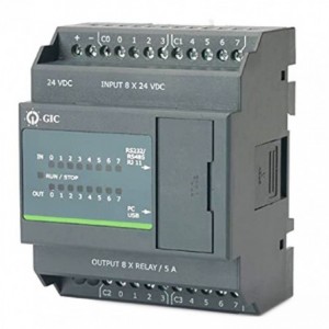 MINI PLC RELAY 24VDC WITH 8-IN 8-OUT ( 112 I/O max ) PC10BD16005D1