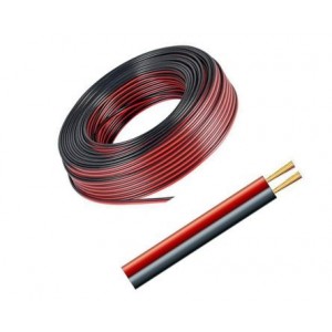 TWIN FLEX BLACK BLACK/RED 2.5mm2 100m/ROLL HK40026