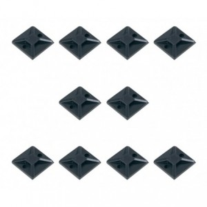 ADHESIVE TIE MOUNT 20x14mm BLACK HC100BK *DBK*