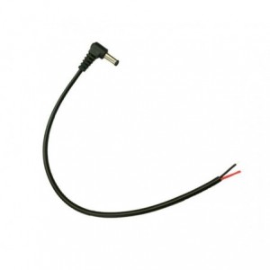 2.1mm DC SOCKET IN-LINE OPEN END LEAD R/A 300mm 671064