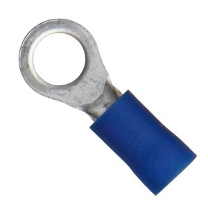 TERMINAL PRE-INS RING LUG BLUE R3.2mm RV 2-3