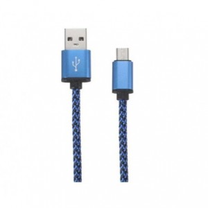 MICRO-USB To USB-A 0.3M Data Lead Blue 200453 *a*