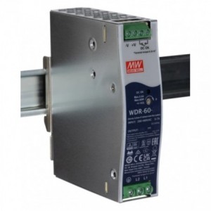 Power Supply D/R IN230VAC OUT12VDC @ 5A WDR-60-12