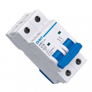 MINI Circuit Breaker 2P 4A 6KA C-CURVE NB1-63-204