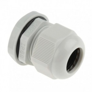 WHITE COMPRESSION CABLE GLAND PH29mm CAB13-18mm PG21-WT