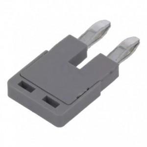 BRIDGE / LINK FOR D/R TERMINAL BLOCK GREY P6.2mm DFB2-6.2-02P-11-00A(H)