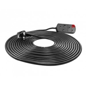 EXTENSION CABLE / CORD 16A 15METER 1.5mm2 BLACK P21615BK