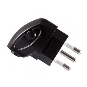 Slimline / Compact Dedicated Plugtop 16A Black 1071/008P