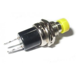 Push Button Switch N.c. Spst 0.5A/250V Yellow Solder M7 PBS-105C Yellow