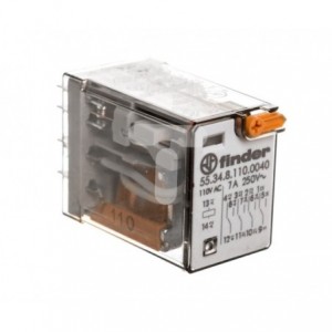 Relay Qpdt 7A 110VAC Rect 14PLU 55.34.8.110.0040
