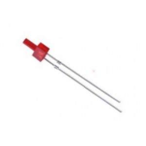 LED 2mm RED FLAT 600-800mcd 120DEG XR-3R4UR