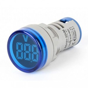 Pilot LIGHT/FREQUENCY Indicator Blue 220VAC PL-FREQ-IND-ROU-B
