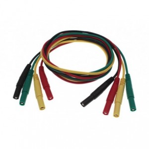 Test Lead Banana PLUG-PLUG Shrouded 1M Yl 190572