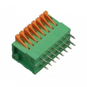 Terminal Block 8W Spring 6A Side Pcb Pins DG141V-2.54-08P-14-00AH