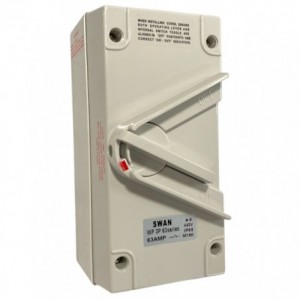 Load Break Switch 63A 3P 440VAC IP65 Encl.lockable Isolator ZZZ-LBE-OWL-363