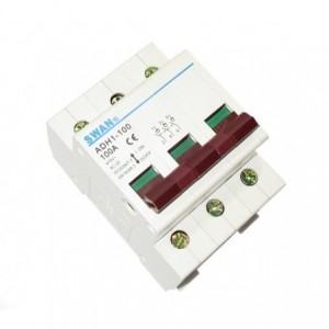 Isolator 3P 100A Din Rail IS-ADH1-100-3100