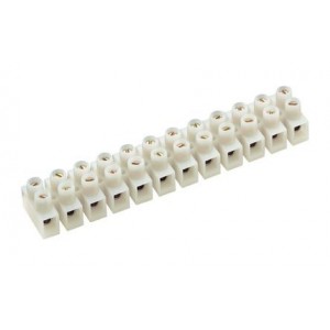 STRIP CONNECTOR SOCKET 12W 40A FEED THROUGH TYPE WHITE 140mm 830 CONNECTOR