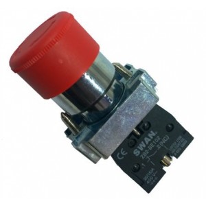 22mm PUSH BUTTON RETURN RESET NC RED PB-ADP2-BS442
