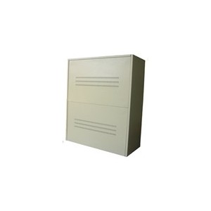 STEEL BATTERY CABINET 24x100A 1150x470x1190mm C-24