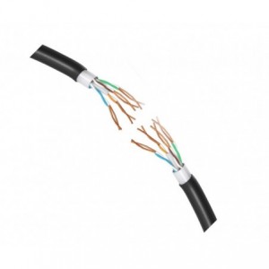 CAT6 Ftp Ethernet Cable Cca 8C Solid Black - Debulk 18102223