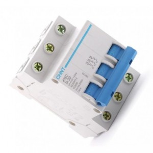 MINI D/R Circuit Breaker 3P 10A 3KA C-CURVE EBC-3PC10-03